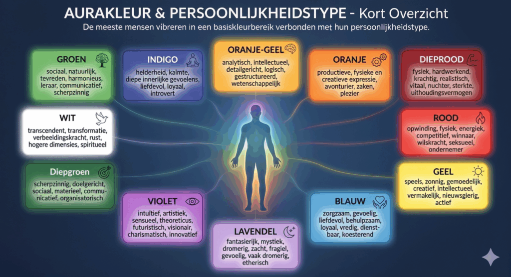 aura color codes en betekenis